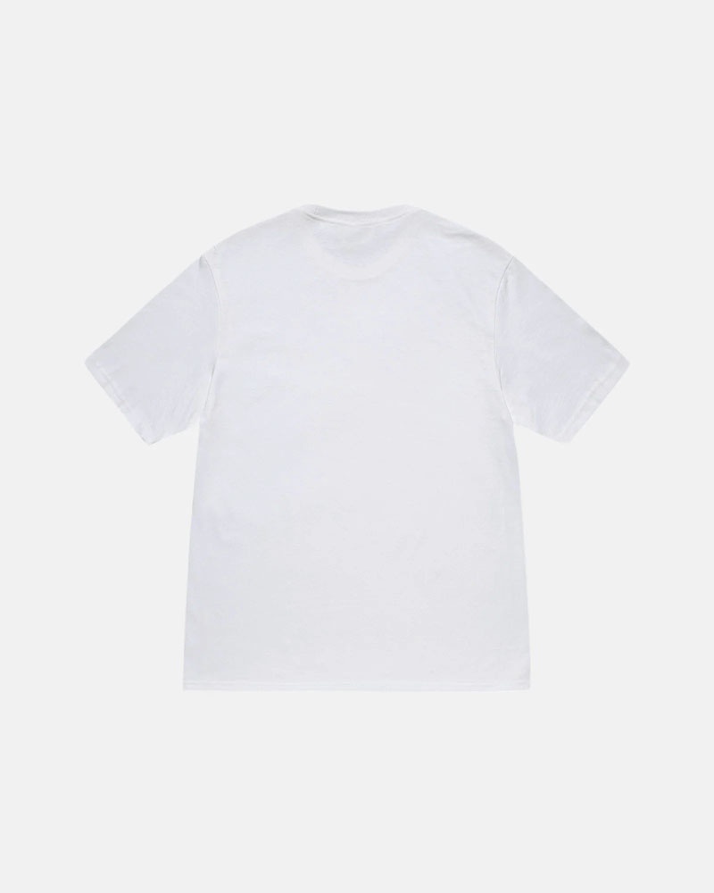 T Shirts Stussy Motel Blanche | FRI-73137935