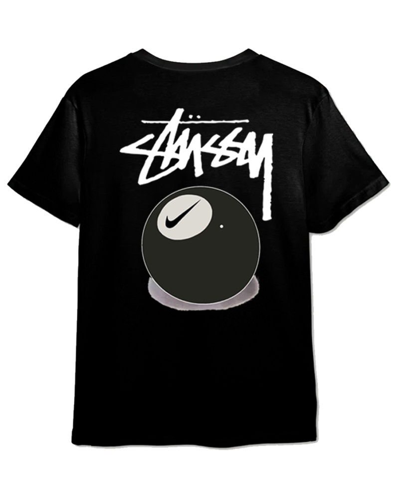 T Shirts Stussy Nike X 8 Ball Noir | RTY-04137124