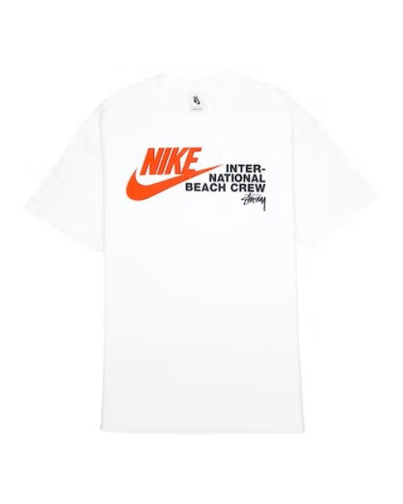 T Shirts Stussy Nike X International Beach Crew Blanche | RZY-29173462