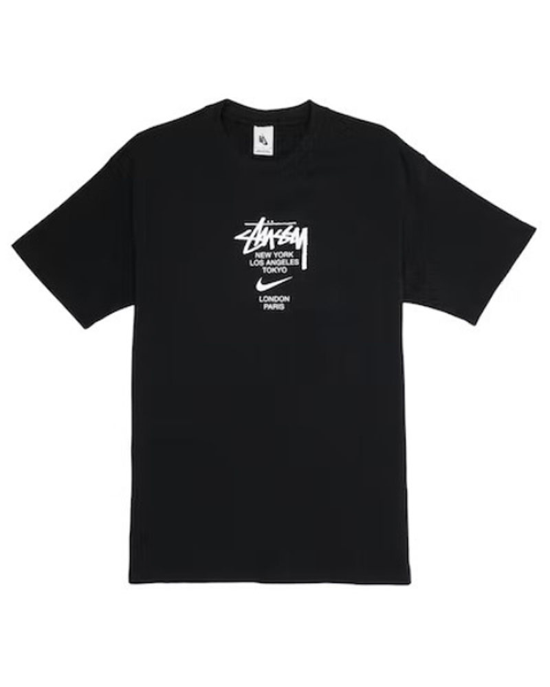 T Shirts Stussy Nike X International Noir | VUZ-60016993