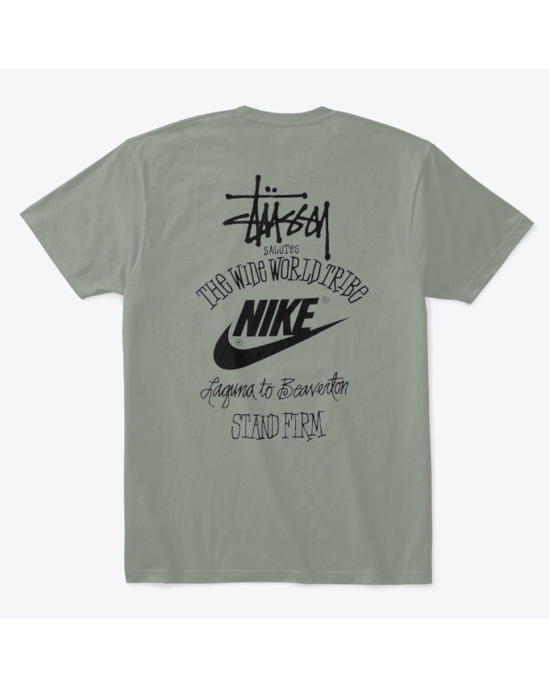 T Shirts Stussy Nike X The Larges World Tribe Grise | JSR-61178896