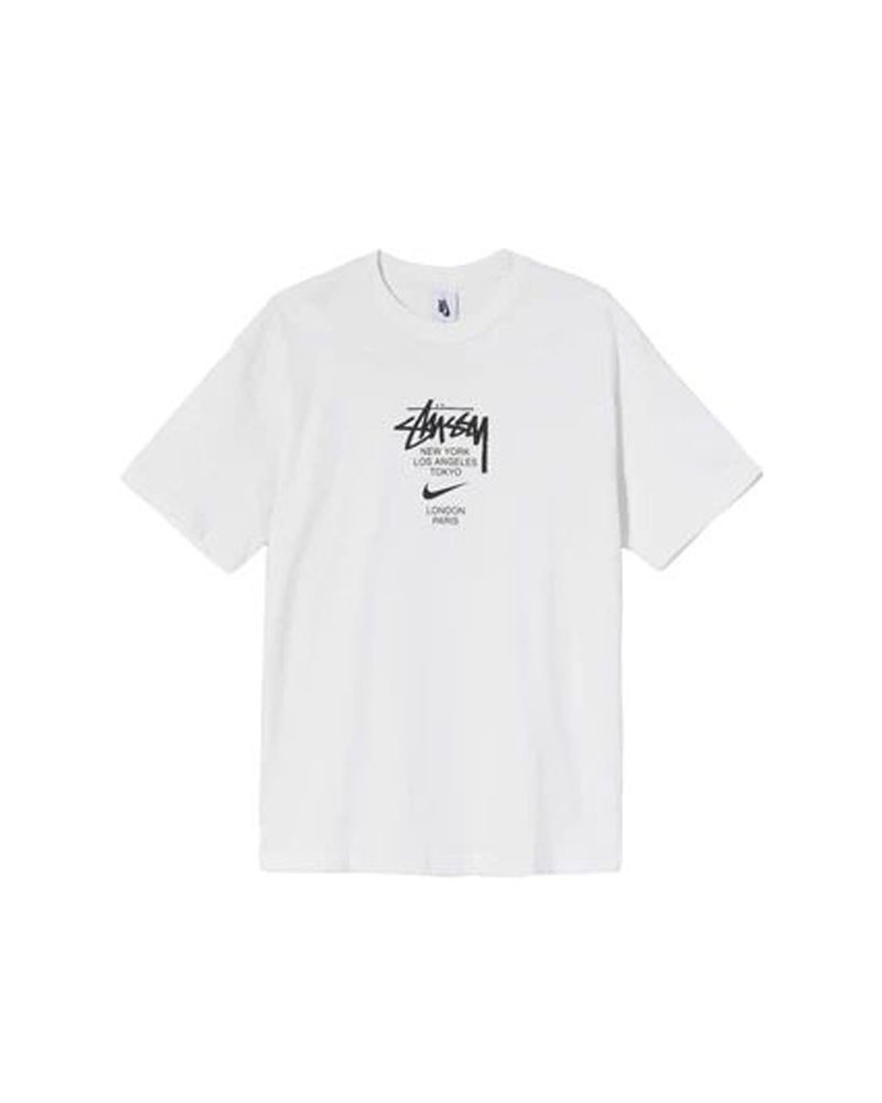 T Shirts Stussy Nike X Blanche | CEC-16738153