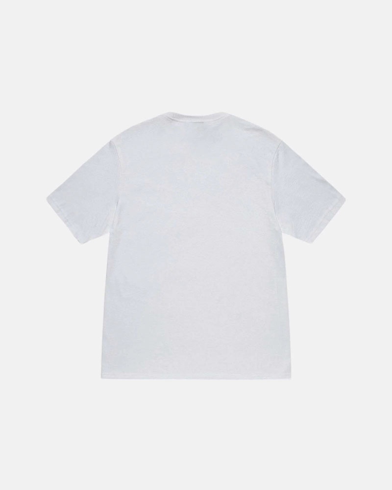 T Shirts Stussy Orchard Blanche | WDK-01357350