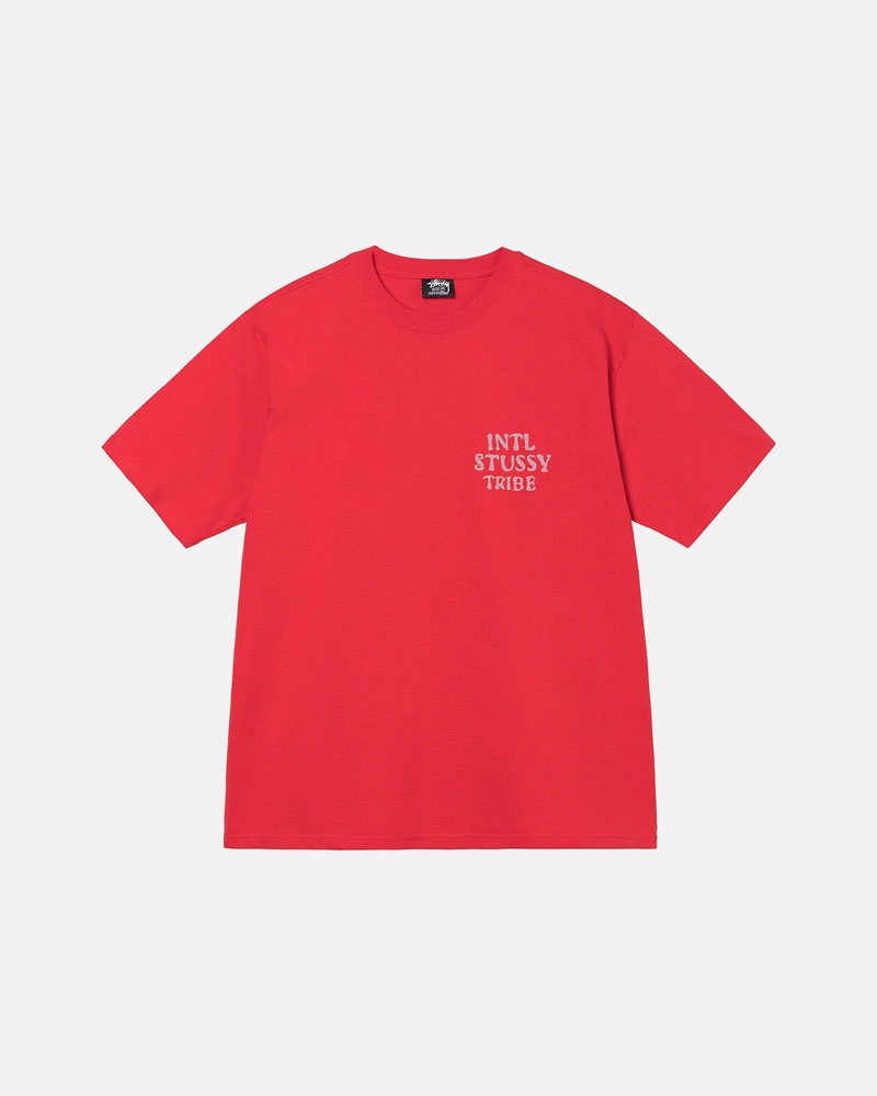 T Shirts Stussy Serpent Rouge | VKA-54686670