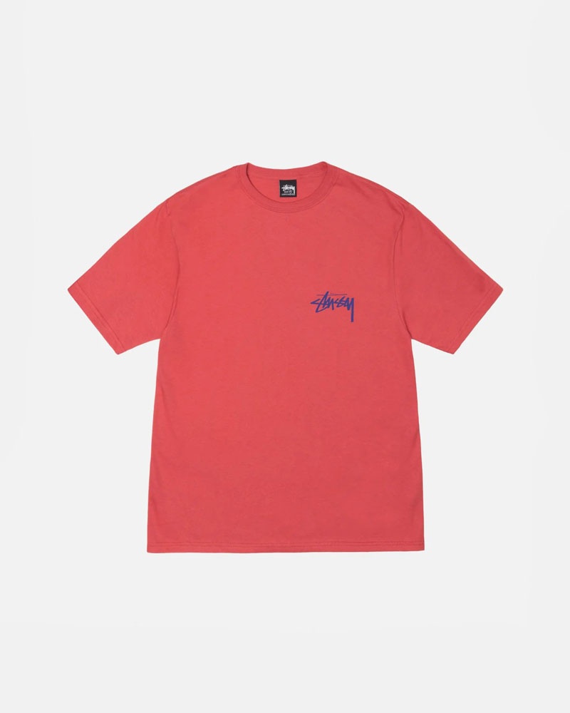 T Shirts Stussy Skate Tough Rouge | VNY-13693419