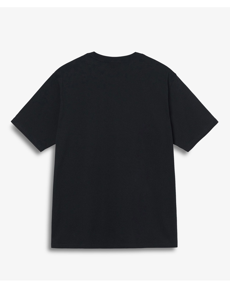 T Shirts Stussy Squared Noir | VPZ-64559470