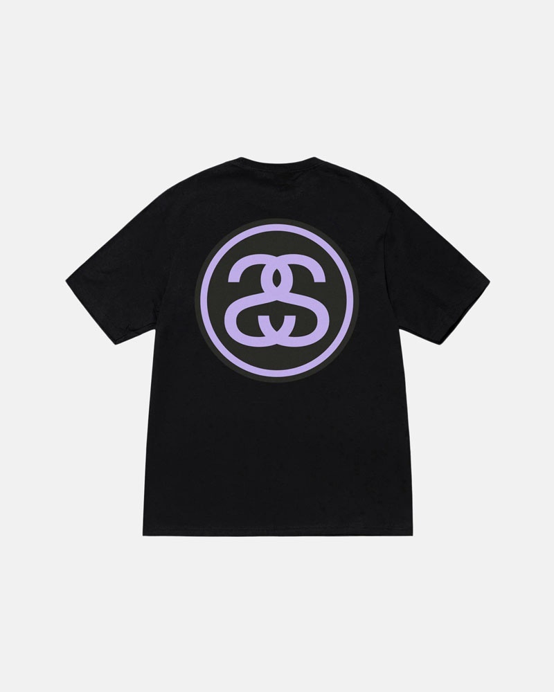 T Shirts Stussy SS-Link Noir | YQV-66105055