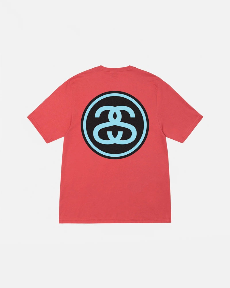 T Shirts Stussy SS-Link Rouge | ITK-11971766