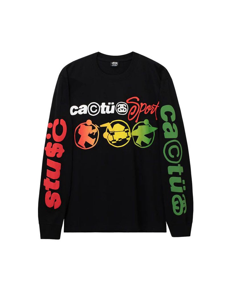 T Shirts Stussy Stüssy & Cpfm Sport LS Noir | RQY-74623390