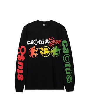 T Shirts Stussy Stüssy & Cpfm Sport LS Noir | RQY-74623390