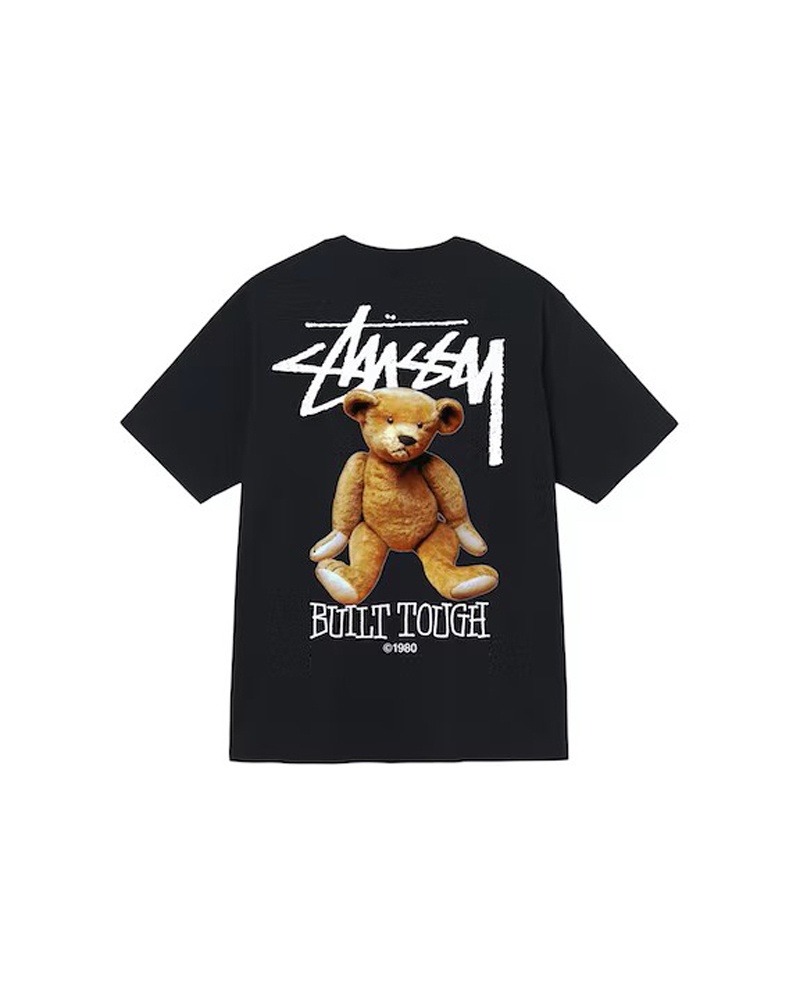 T Shirts Stussy Built Tough Noir | OIF-45092295