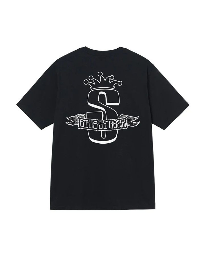 T Shirts Stussy Stüssy Gear Banner Noir | MHF-73976956