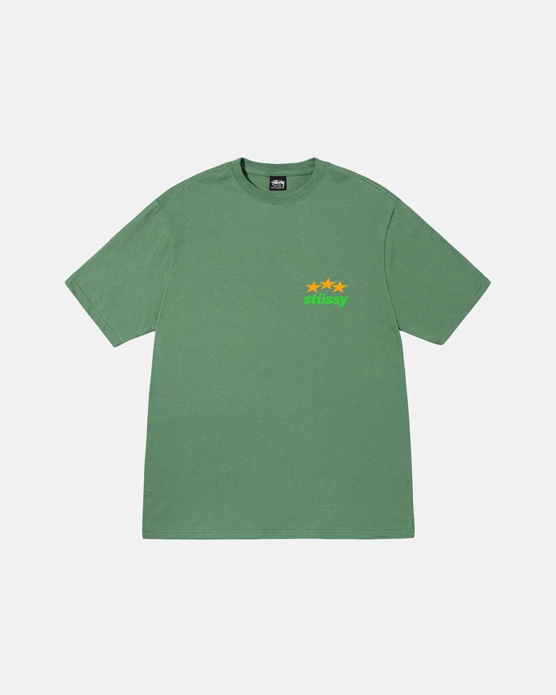 T Shirts Stussy Designs Usa Vert | MSO-49546432