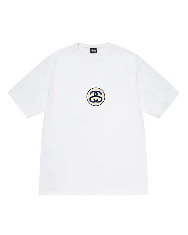 T Shirts Stussy SS Link Blanche | FBR-47535342