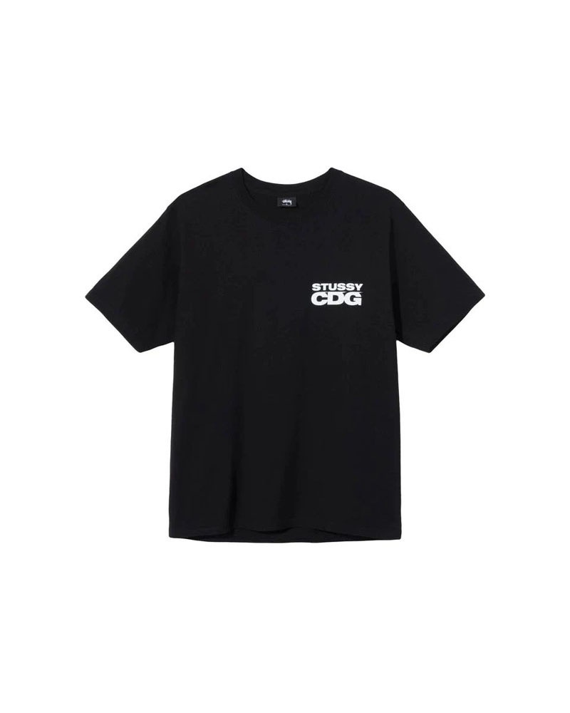 T Shirts Stussy X CDG Noir | GAN-19349716