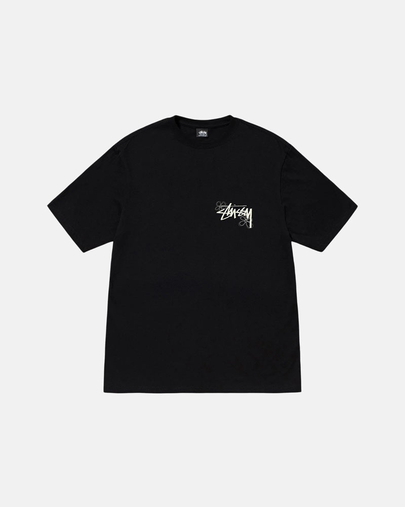 T Shirts Stussy Summer LB Noir | FOW-55922876