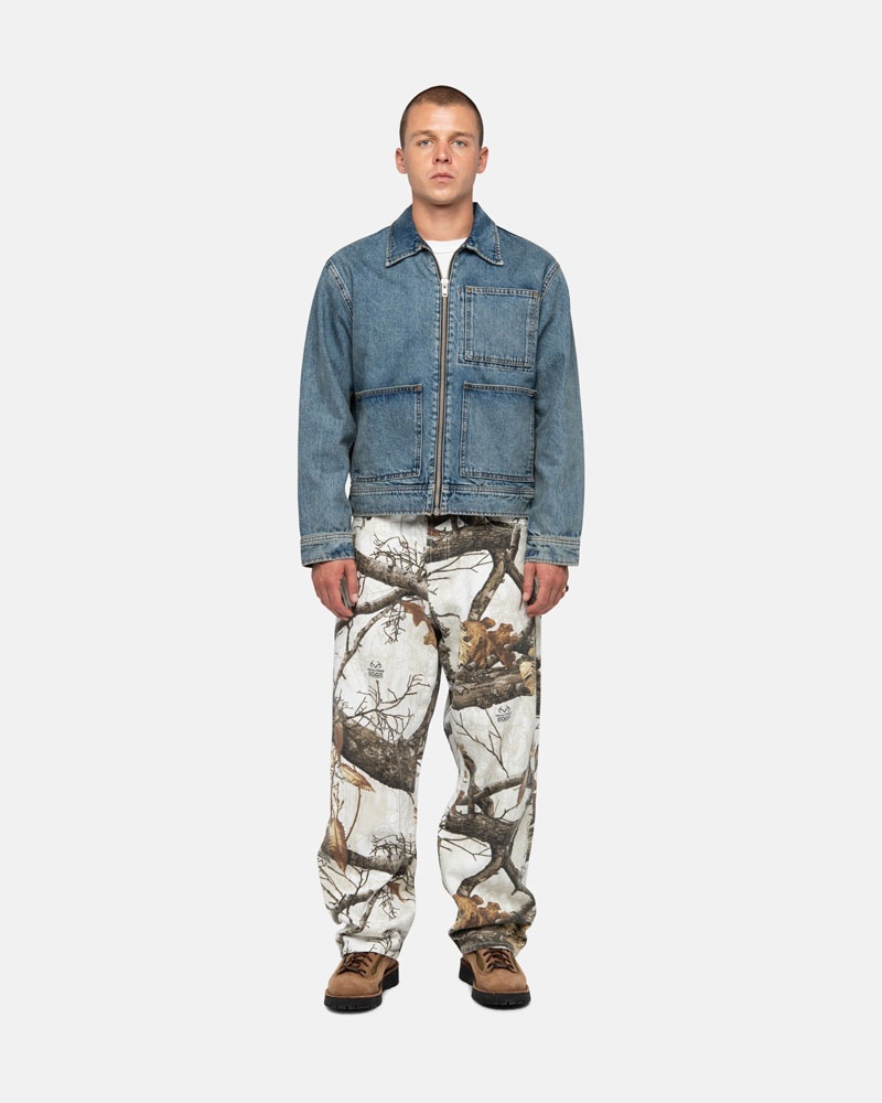 Jean Stussy Big OL' Jean Realtree Edge Blanche | NOY-69627390