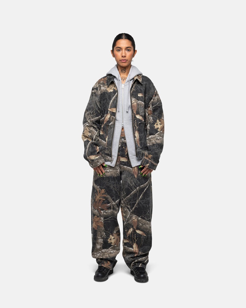 Jean Stussy Big OL' Jean Realtree Edge Noir | YHW-67648631