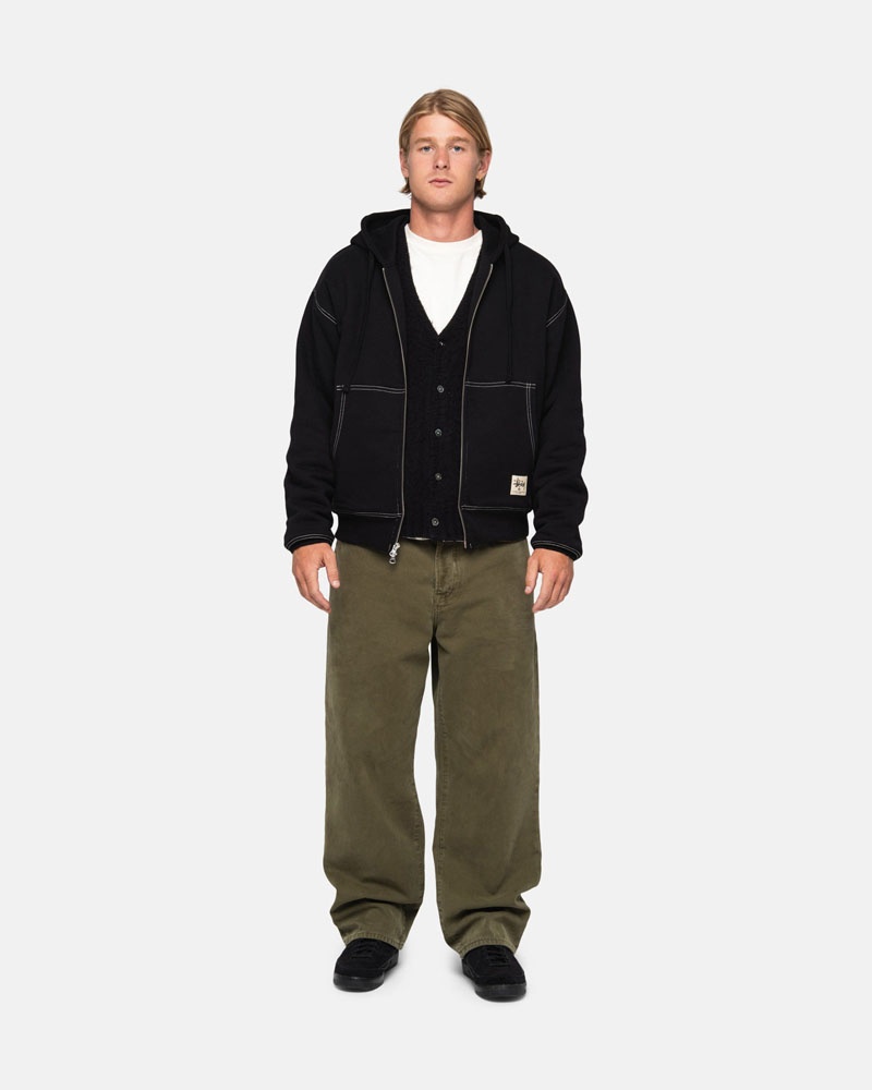 Jean Stussy Big OL' Jean Washed Tela Vert Olive | IHF-00510256