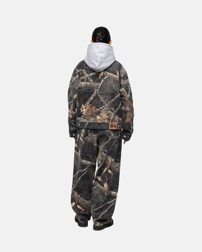 Jean Stussy Big OL' Jean Realtree Edge Noir | YHW-67648631