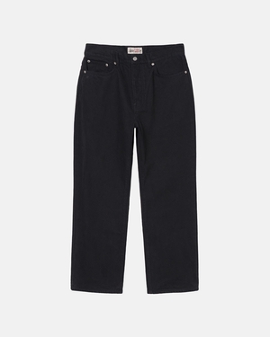 Jean Stussy Classiche Jean Overdyed Noir | HDH-18177215