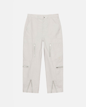 Pantalon Stussy Nyco Flight Blanche | ZOK-19324570