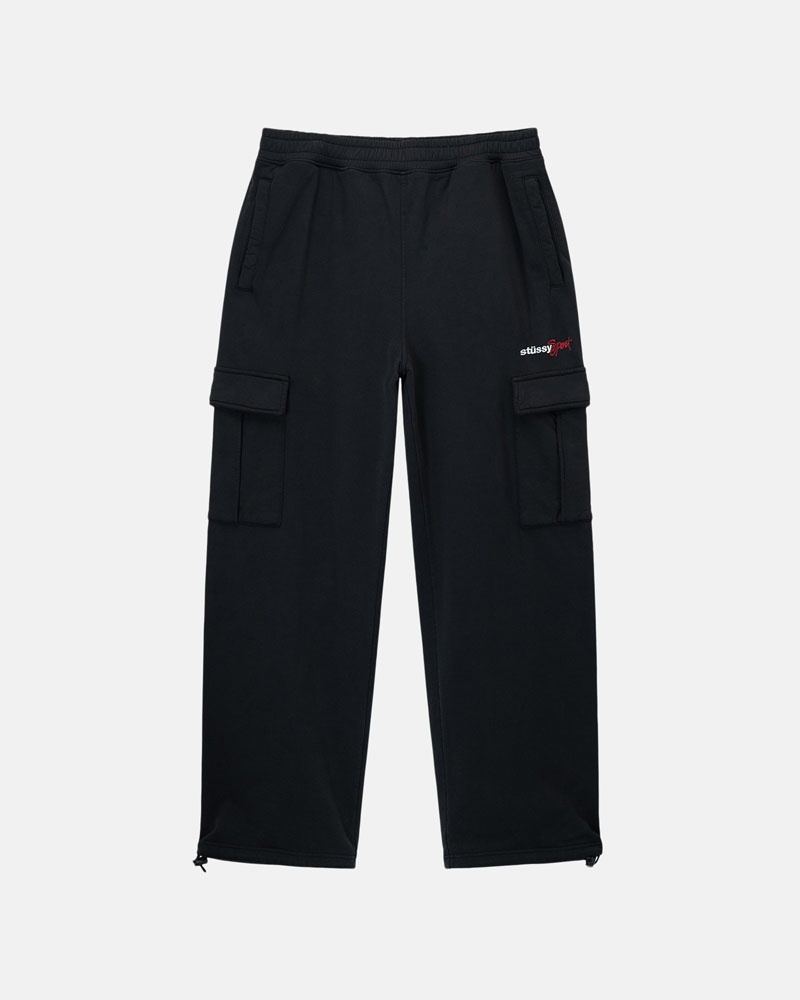 Pantalon Stussy Sport Cargo Fleece Noir | HXW-57984654