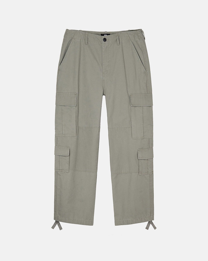 Pantalon Stussy Surplus Cargo Ripstop Vert Olive | LPX-97177594