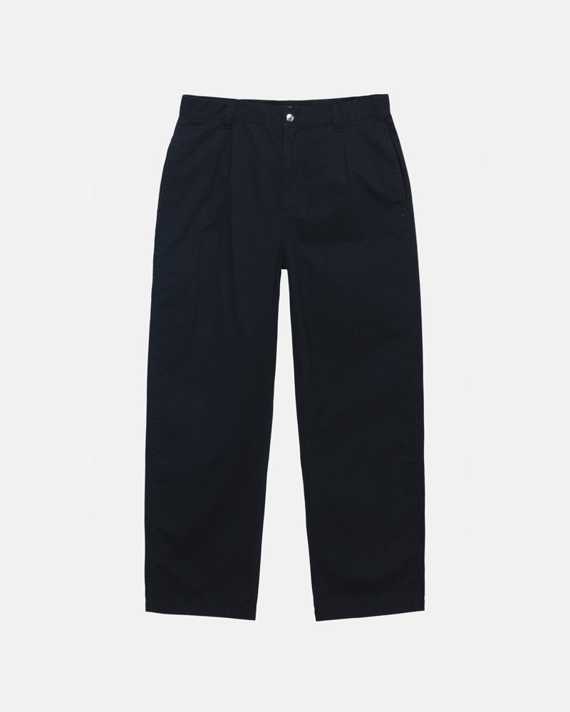 Pantalon Stussy Workgear Trouser Twill Noir | SLN-36014087