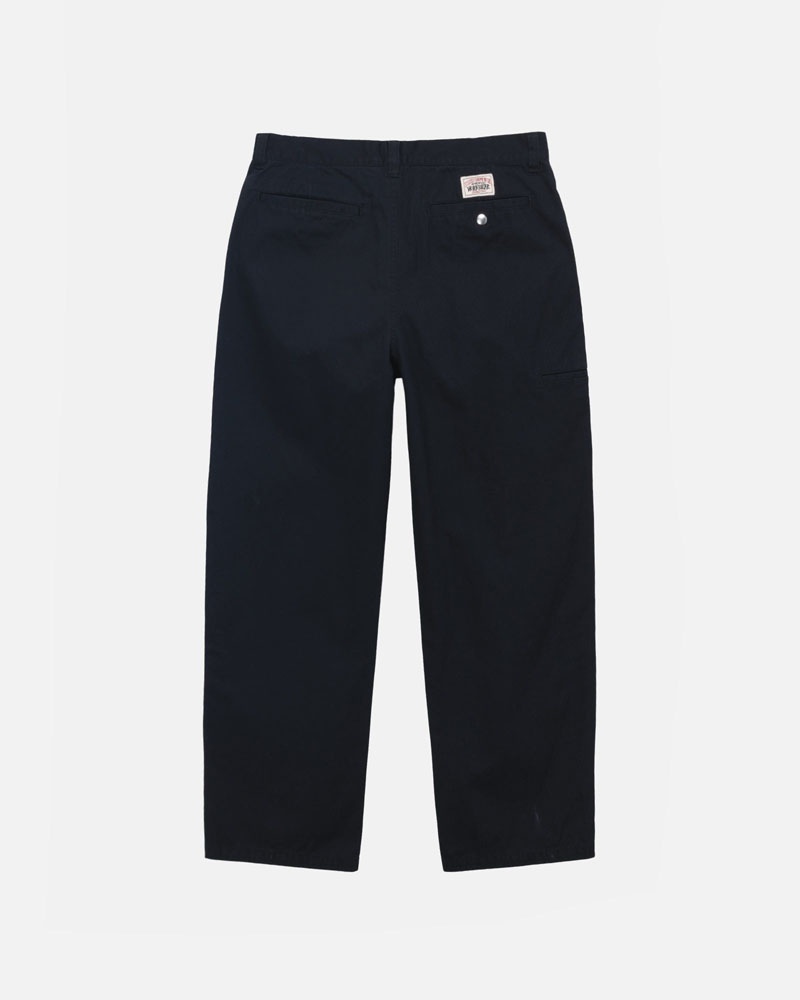 Pantalon Stussy Workgear Trouser Twill Noir | SLN-36014087