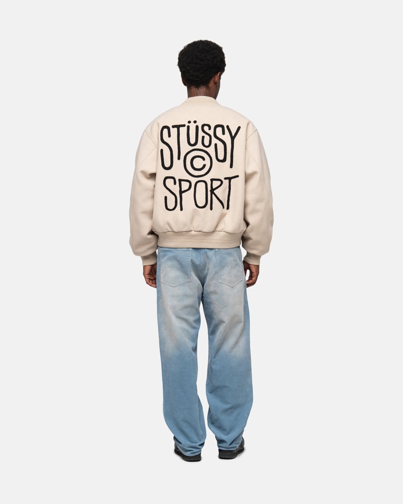 Jean Stussy Classiche Jean Faded Corduroy Bleu | TAX-38712293