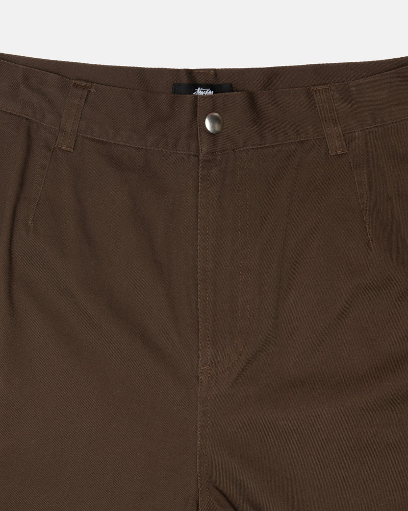 Pantalon Stussy Workgear Trouser Twill Marron | JJH-95257787