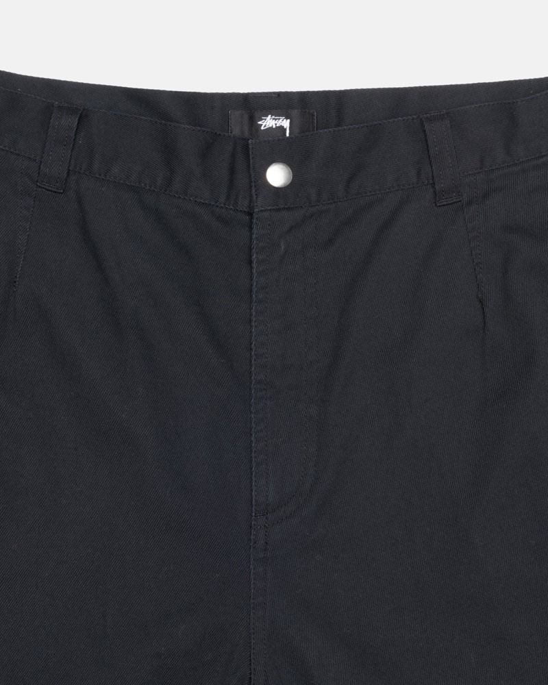 Pantalon Stussy Workgear Trouser Twill Noir | SLN-36014087