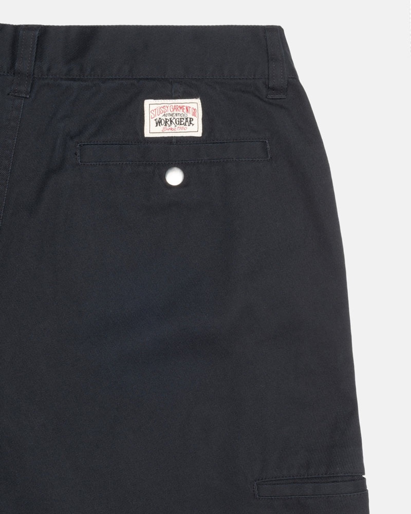 Pantalon Stussy Workgear Trouser Twill Noir | SLN-36014087