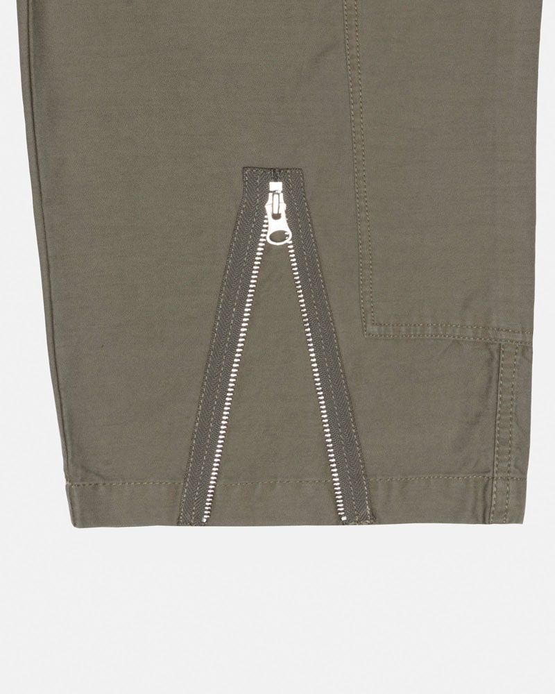 Pantalon Stussy Nyco Flight Vert Olive | PNW-78901266