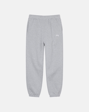 Pantalon Survêtement Stussy Stock Logo Grise | SEF-05419148