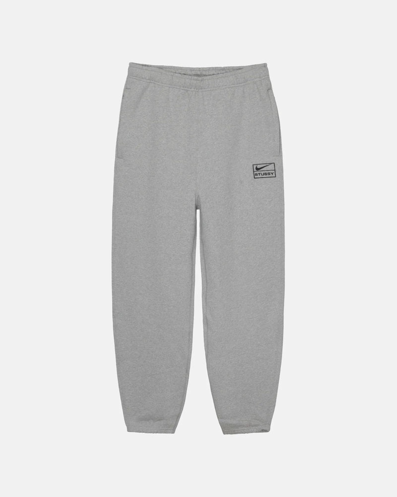 Pantalon Survêtement Stussy Stüssy & Nike Fleece Grise | SAS-08234837