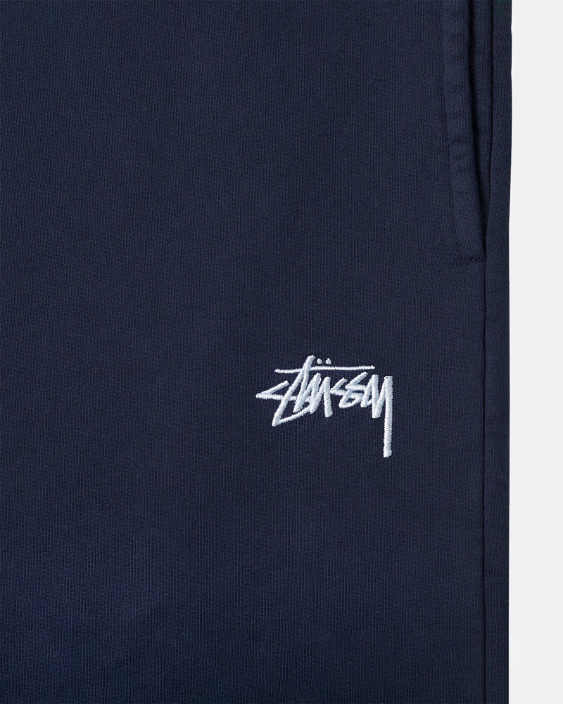 Pantalon Survêtement Stussy Stock Logo Bleu Marine | ZSR-19936333