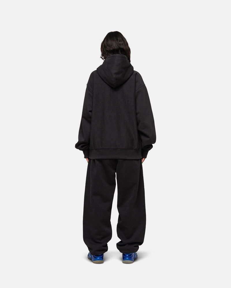 Pantalon Survêtement Stussy Stock Logo Noir | THV-05574608