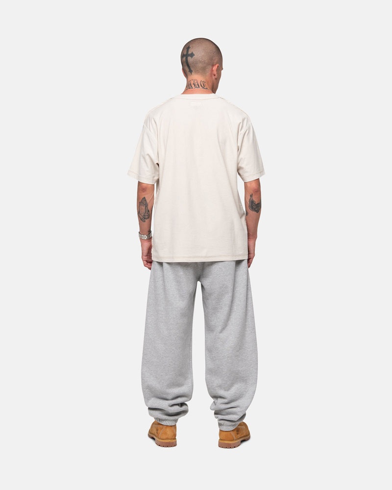 Pantalon Survêtement Stussy Stock Logo Grise | SEF-05419148