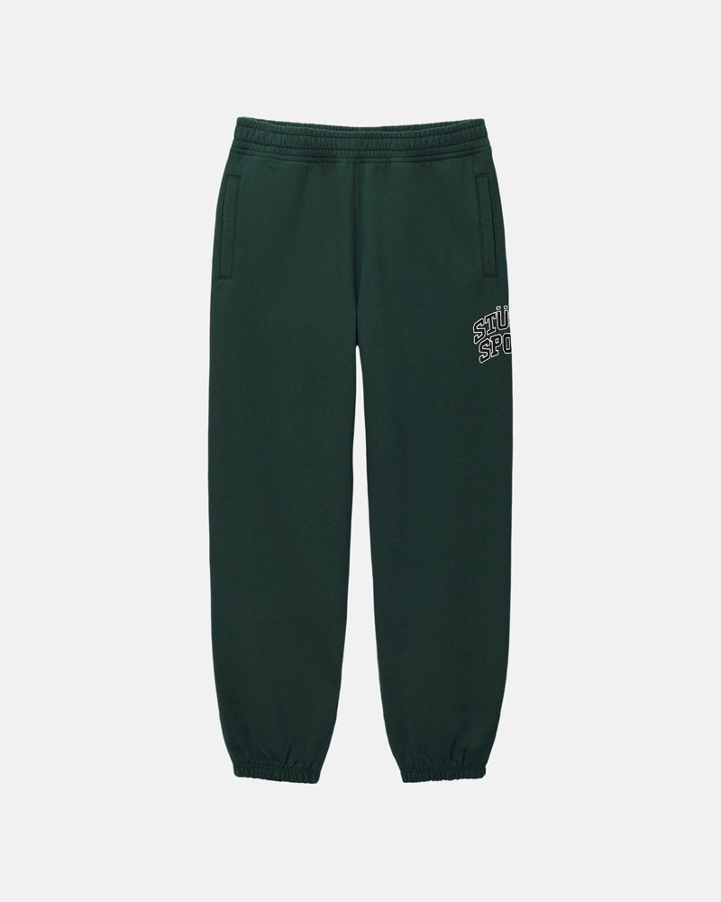 Pantalon Survêtement Stussy Stüssy Sport Vert Foncé | INT-20223317