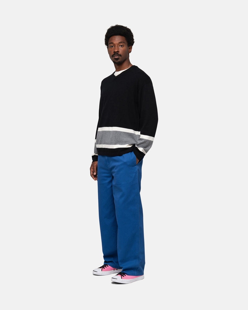 Pantalon Stussy Workgear Trouser Twill Bleu Royal | BVH-91874652