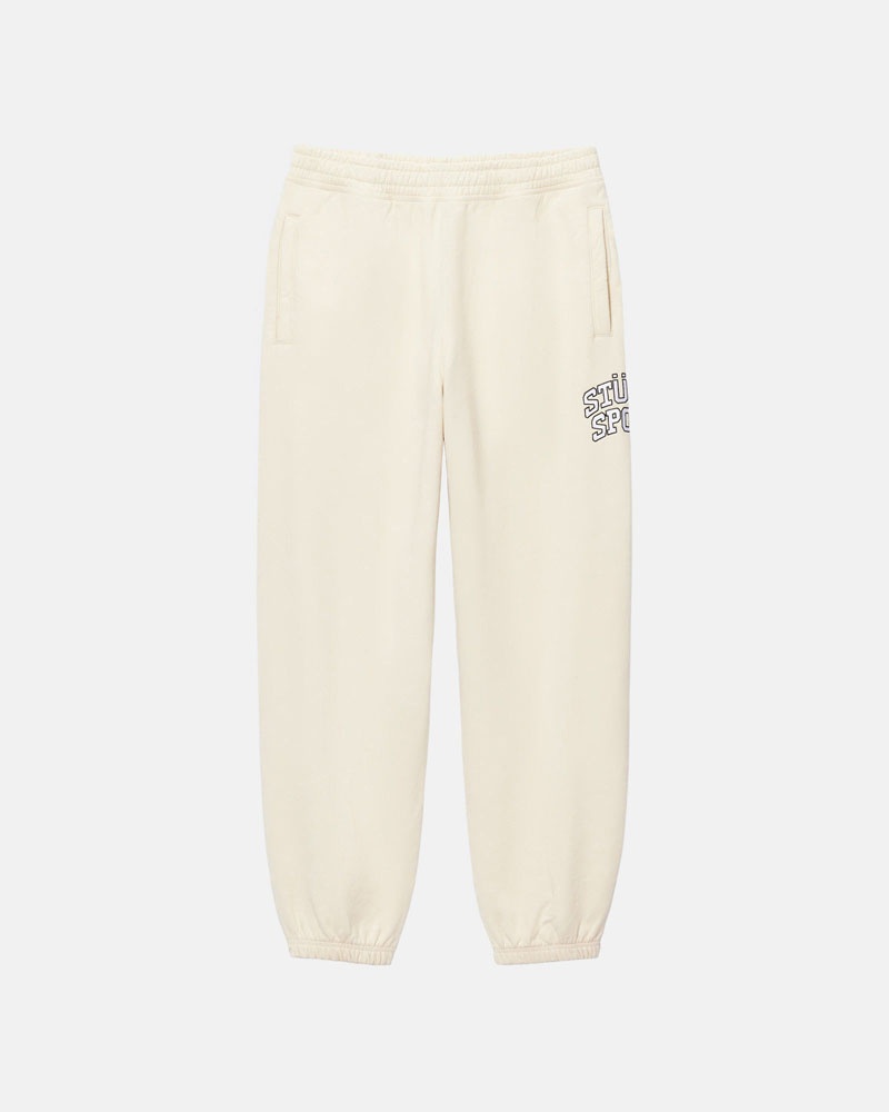 Pantalon Survêtement Stussy Stüssy Sport Blanche | MOH-85225399