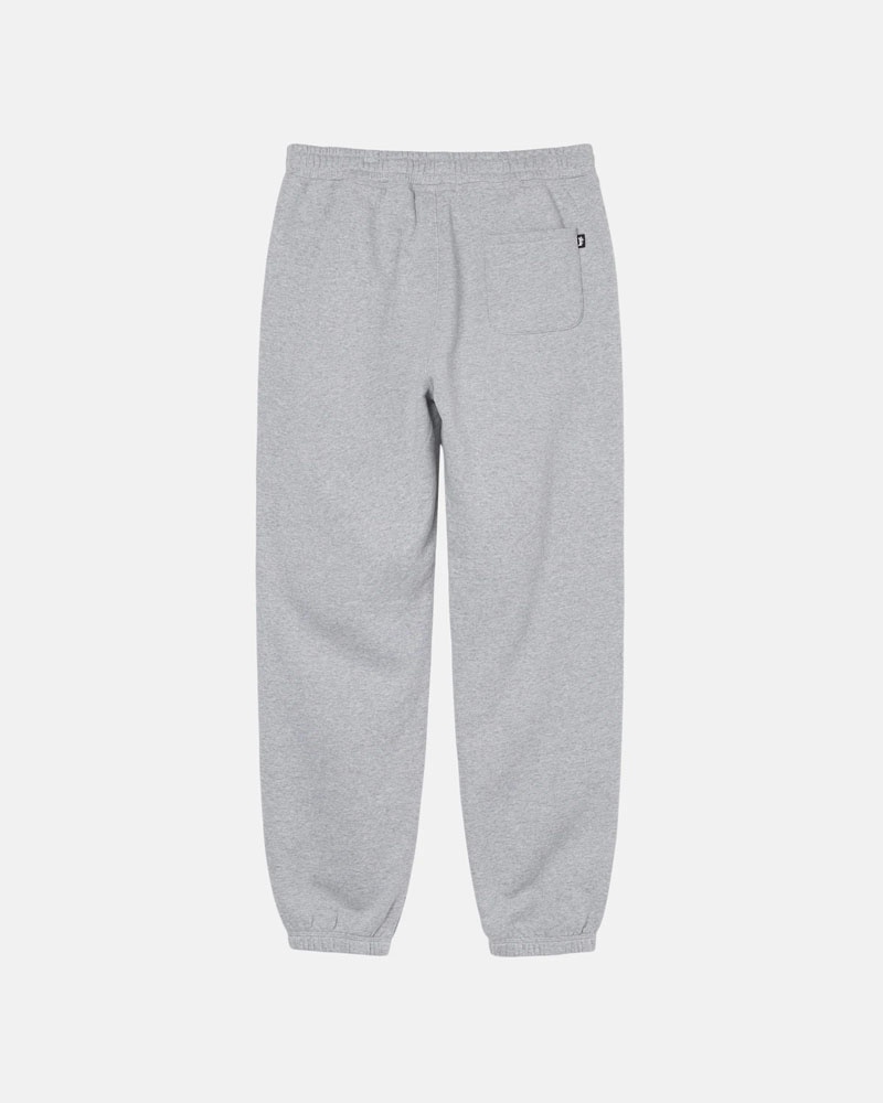 Pantalon Survêtement Stussy Stock Logo Grise | GKN-28340063