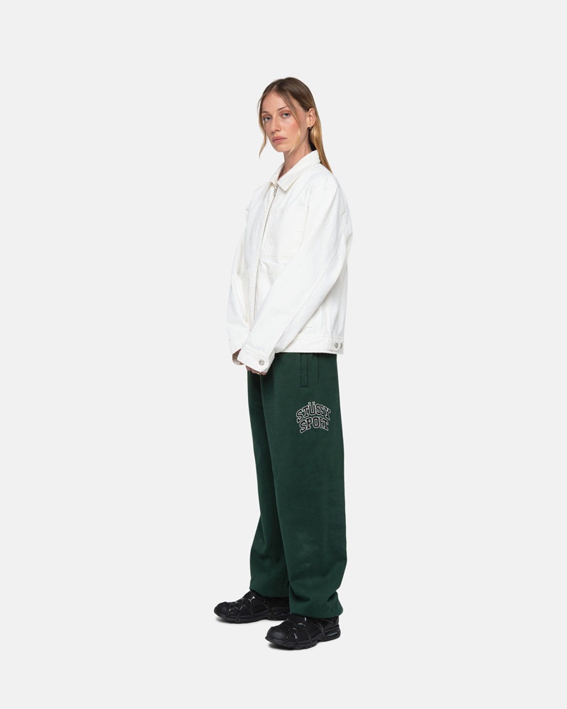 Pantalon Survêtement Stussy Stüssy Sport Vert Foncé | INT-20223317