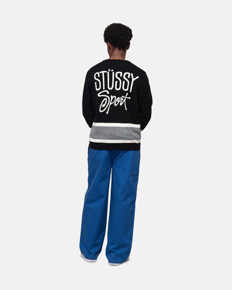 Pantalon Stussy Workgear Trouser Twill Bleu Royal | BVH-91874652