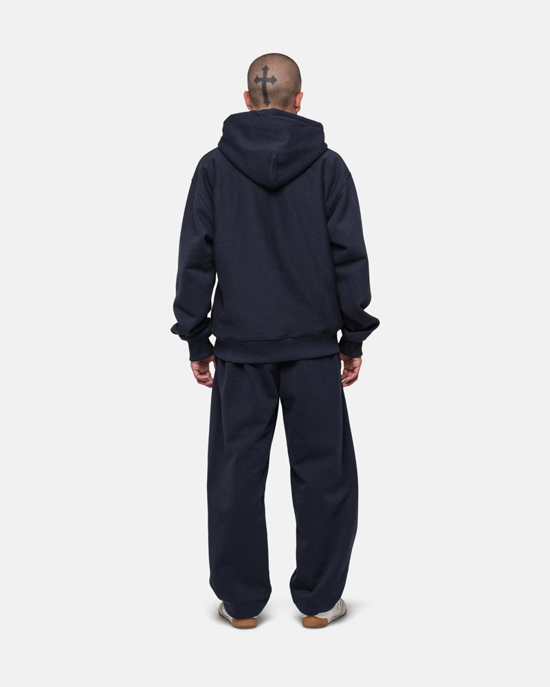 Pantalon Survêtement Stussy Stock Logo Bleu Marine | ZSR-19936333