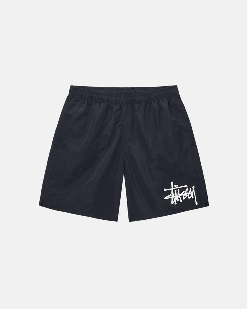 Short Stussy D'eau Corta Big Basic Noir | LIE-42261669