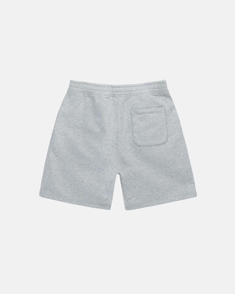 Short Stussy Stock Logo Sweatshort Grise | WIR-18777905