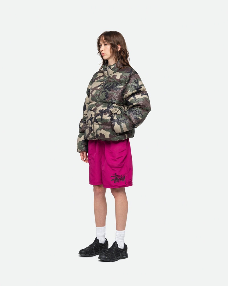 Short Stussy D'eau Corta Big Basic Rose | BOM-24969204